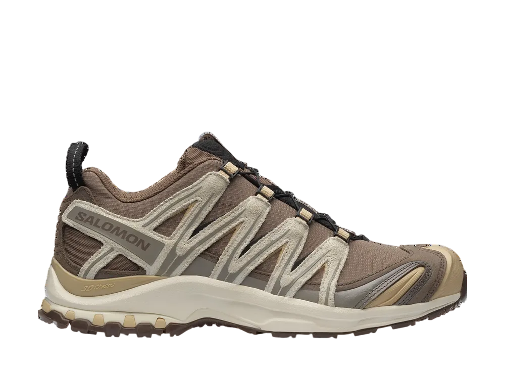 サロモン XA プロ 3D スウェード "ファルコン/カナリーグリーン/サファリ"