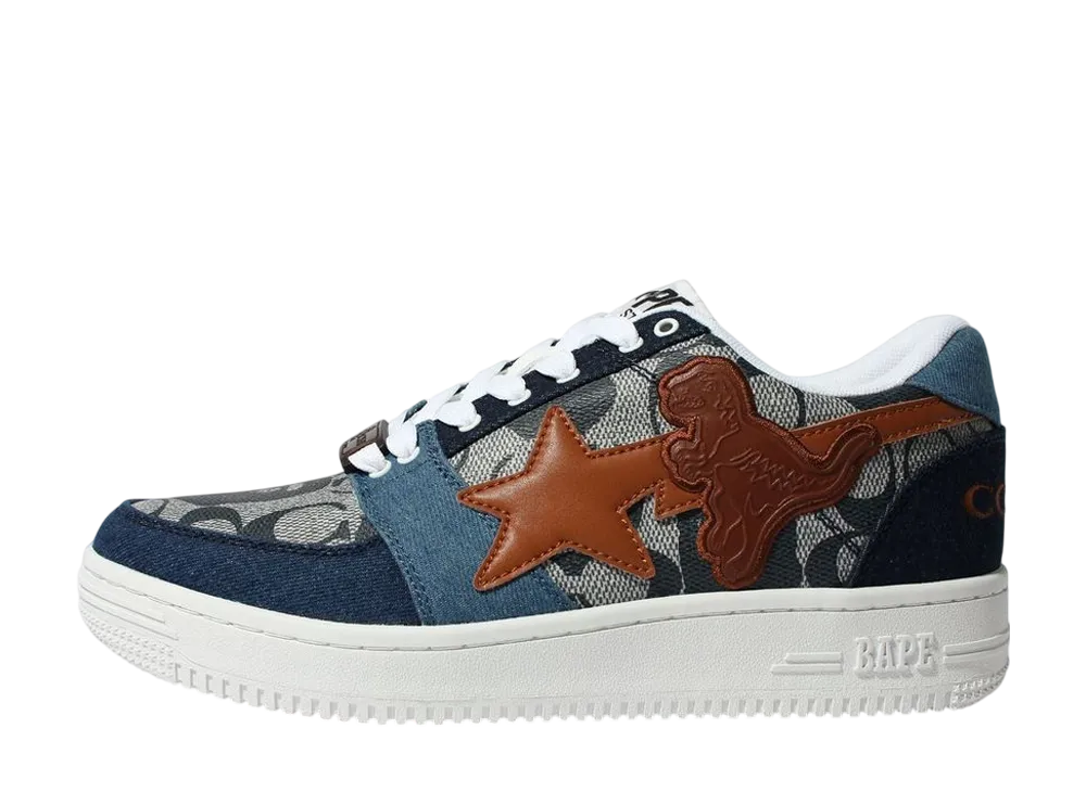 COACH × A BATHING APE BAPE STA "Blue/Brown"