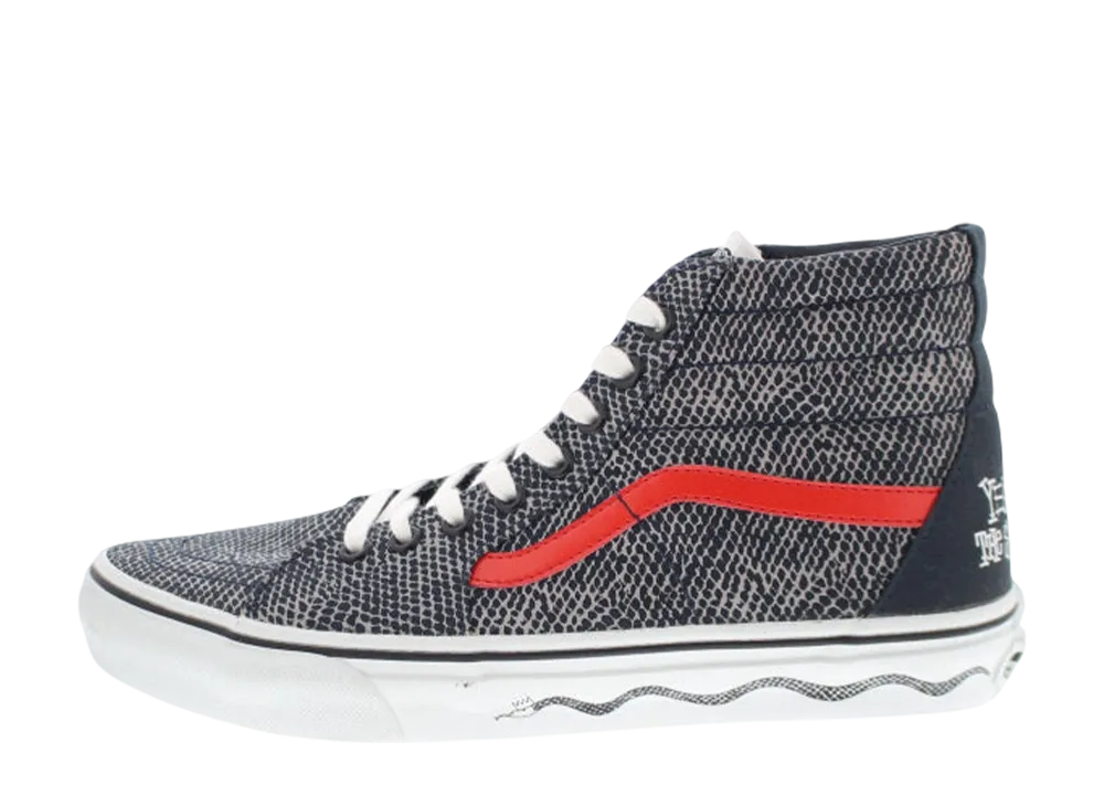 Stussy × Vans Sk8-Hi "Black/Grey"