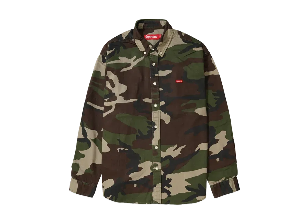 Supreme Small Box Denim Shirt (25FW) "Woodland Camo"