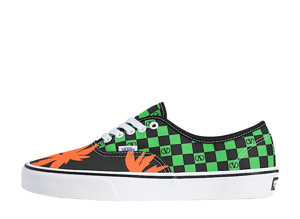 ヴァレンティノ ガラヴァーニ × バンズ オーセンティック "ヴァレンティノ トロピカル リーブス グリーン/オレンジ"