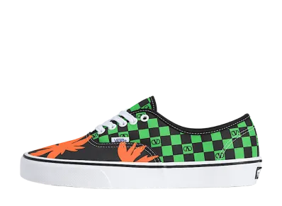 Valentino Garavani × Vans Authentic "Valentino Tropical Leaves Green/Orange"