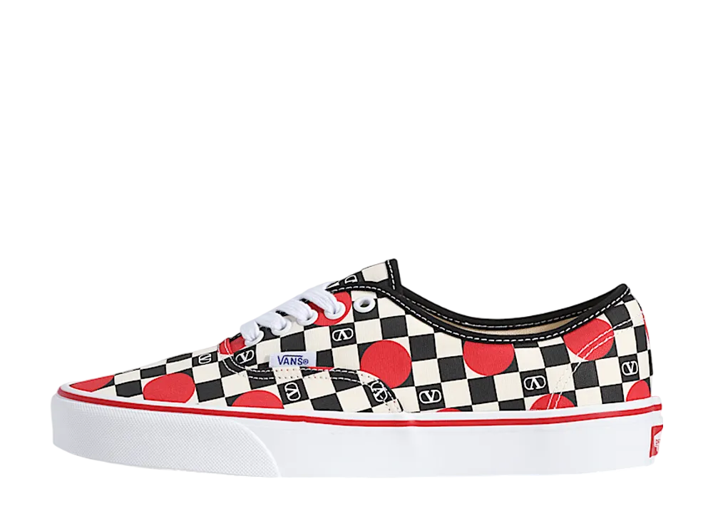 ヴァレンティノ ガラヴァーニ × バンズ オーセンティック "ヴァレンティノ ビッグ ドッツ ブラック/ホワイト/レッド"