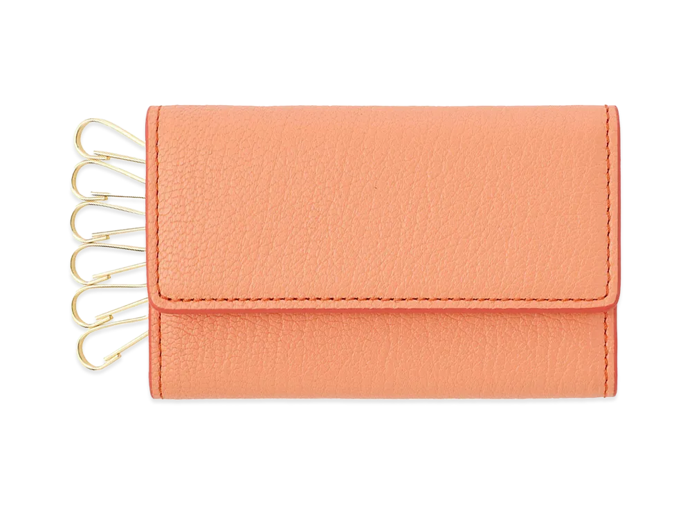 Maison Margiela Leather Keyring Case "Melon"