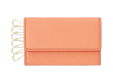 Maison Margiela Leather Keyring Case "Melon"