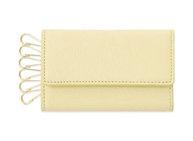 Maison Margiela Leather Keyring Case "Lemon"
