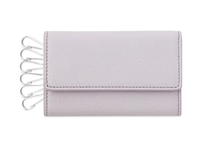 Maison Margiela Leather Keyring Case "Wisteria"
