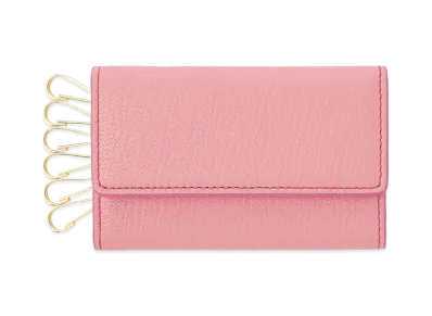 Maison Margiela Leather Keyring Case "Peony"