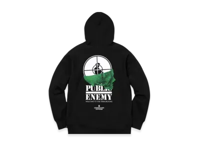 Supreme Undercover Public Enemy Terrordome Hooded Sweatshirt "Black"