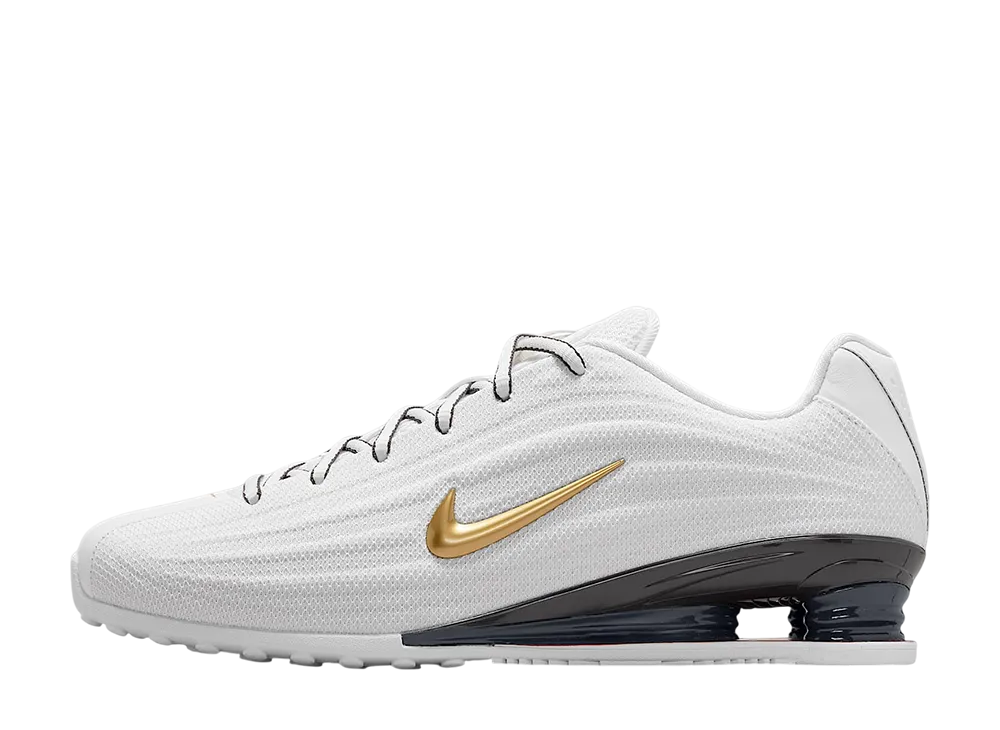 ナイキ ウィメンズ ショックス Z "ホワイト/バーシティレッド/ダークチャコール/メタリックゴールド"