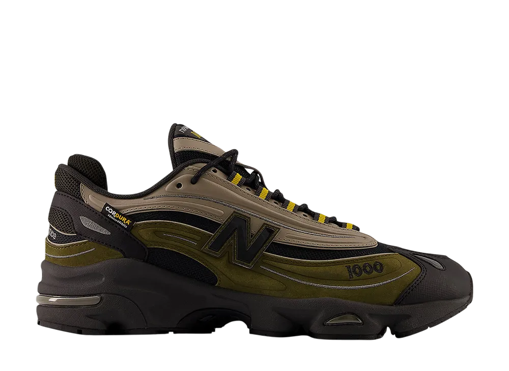 ニューバランス 1000 コーデュラ "ダークブラウン/カーキ/イエロー"