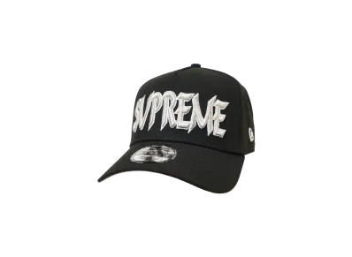 Supreme Sharp Spellout Adjustable New Era "Black"