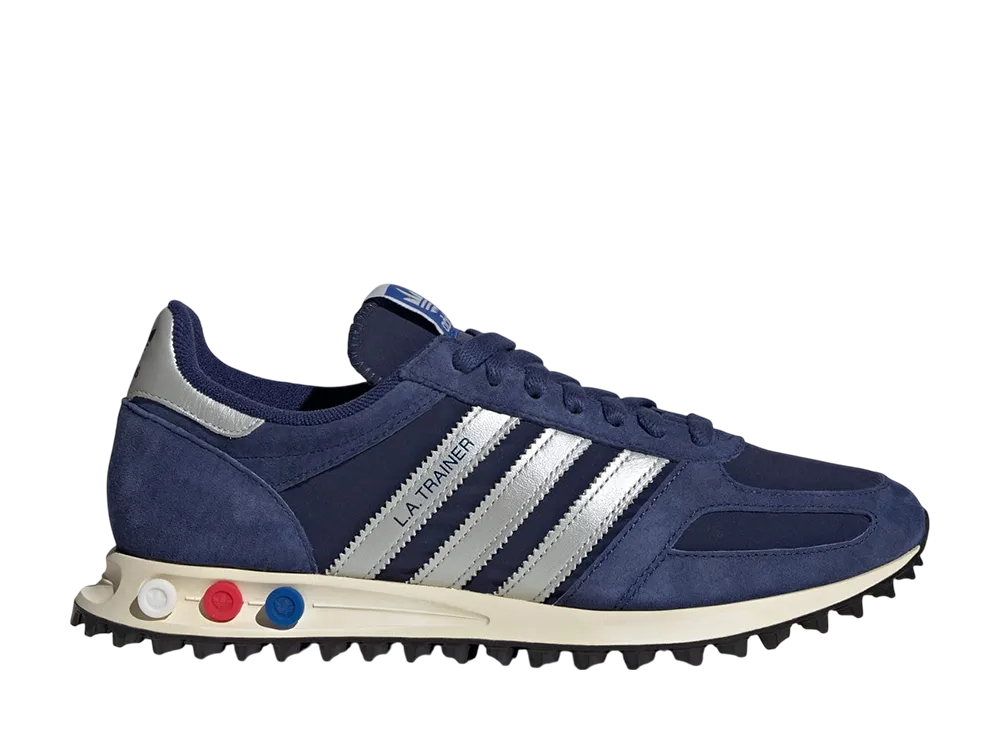 adidas LA Trainer OG "Dark Blue/Silver Metallic/Off White"