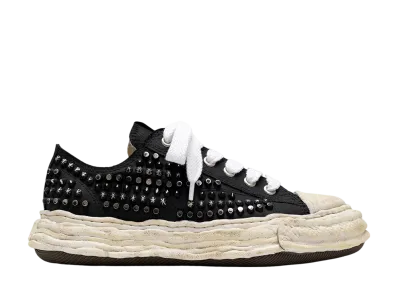 Maison MIHARA YASUHIRO PETERSON 23 OG Studded Canvas Low-top Sneaker "Black"