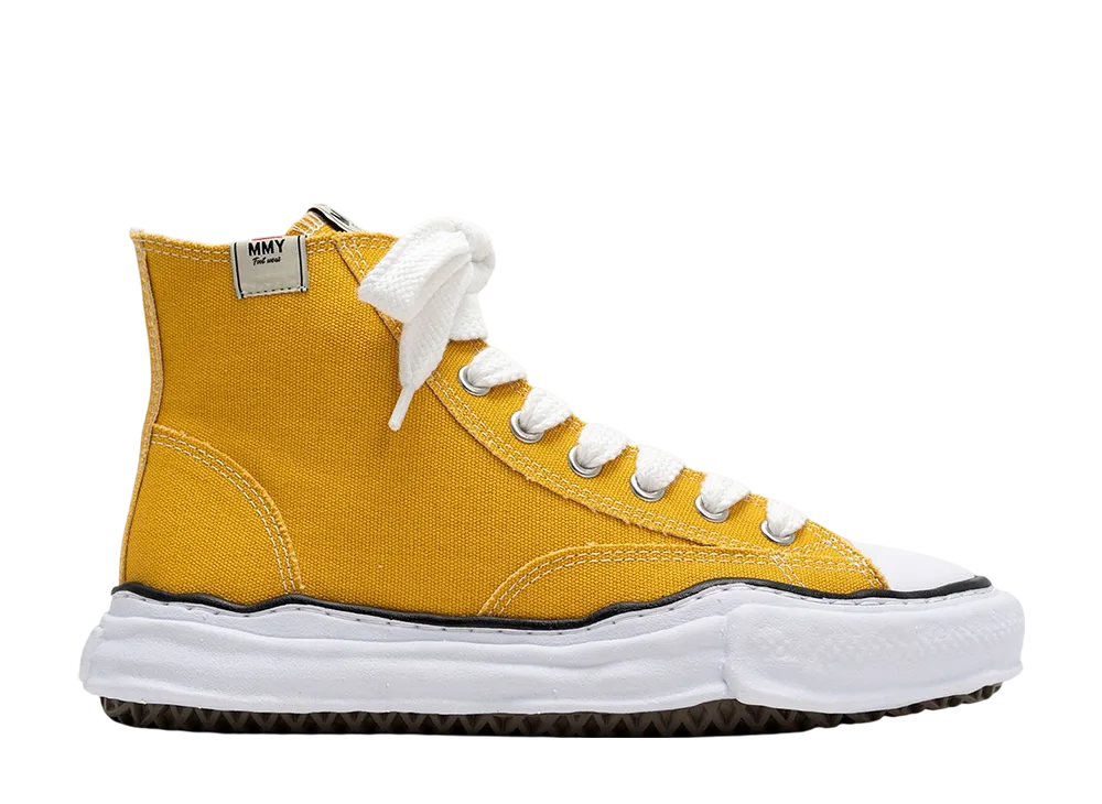 Maison MIHARA YASUHIRO PETERSON OG Sole Canvas High-top Sneaker "Yellow"