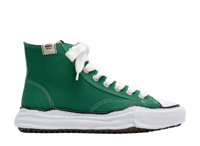Maison MIHARA YASUHIRO PETERSON OG Sole Canvas High-top Sneaker "Green"