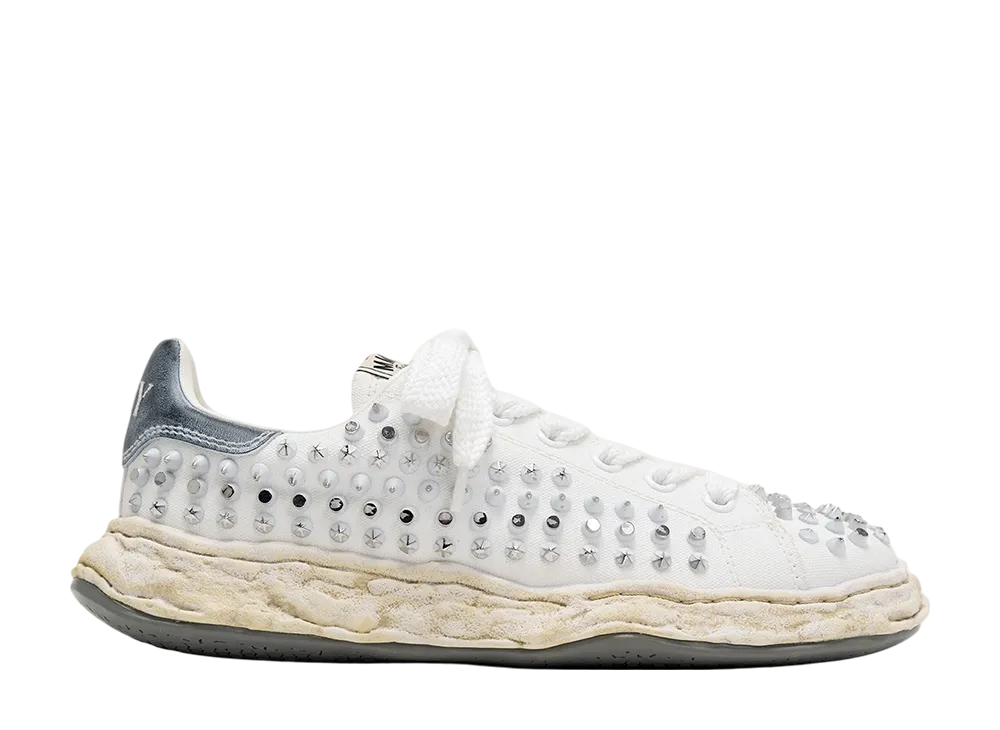 Maison MIHARA YASUHIRO CHARLES OG Sole Studded Canvas Low