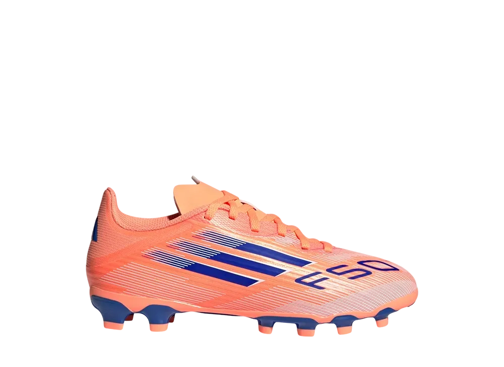 adidas PS F50 League HG/AG "Beam Orange/Lucid Blue/Cloud White"