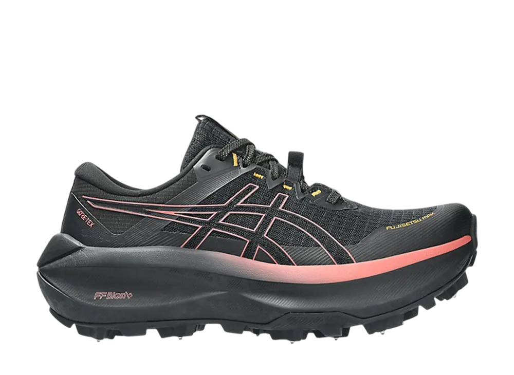 アシックス ウィメンズ フジセツ ゴアテックス "ブラック/ダークピンククレイ"