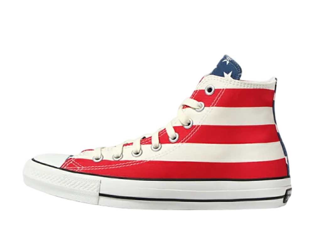 Converse All Star 100 Stars&Bars Hi "White/Red/Blue"