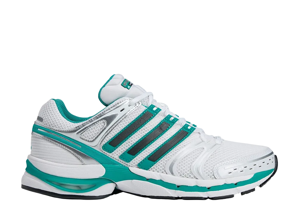 Sporty & Rich × adidas Adistar Control 5 "Cloud White/Carbon/Pure Teal"