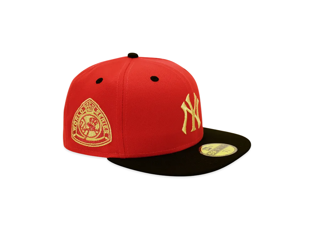NEW ERA x THE CAP 'Golden WS' 59Fifty New York Yankees "Red"