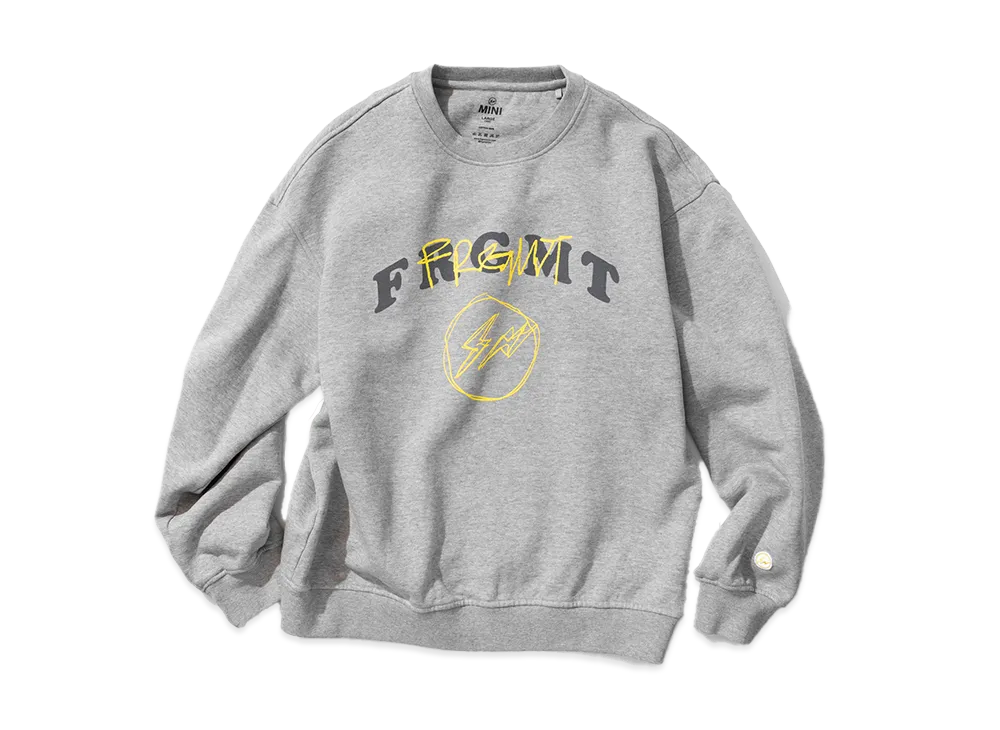 FRGMTMINI Logo Crewneck "Melange Grey"