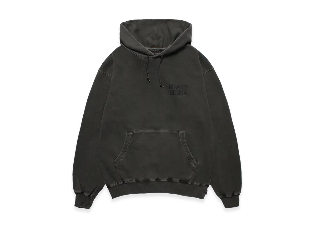WACKO MARIA Death Row Records / Garment Dyed Hooded Sweat Shirt "Gray"
