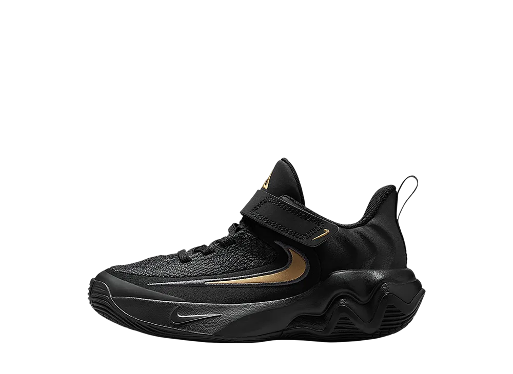 ナイキ PS ヤニス イモータリティ4 "ブラック/メタリックゴールド" (キッズ)