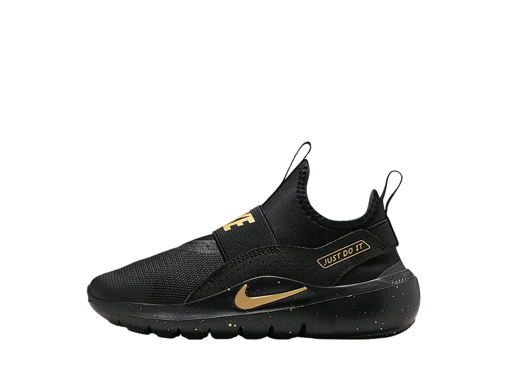 ナイキ PS フレックスランナー4 "ブラック/メタリックゴールド" (キッズ)