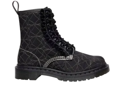 Dr.Martens Women's 1460 Frill 8-Eye Boots "Black"