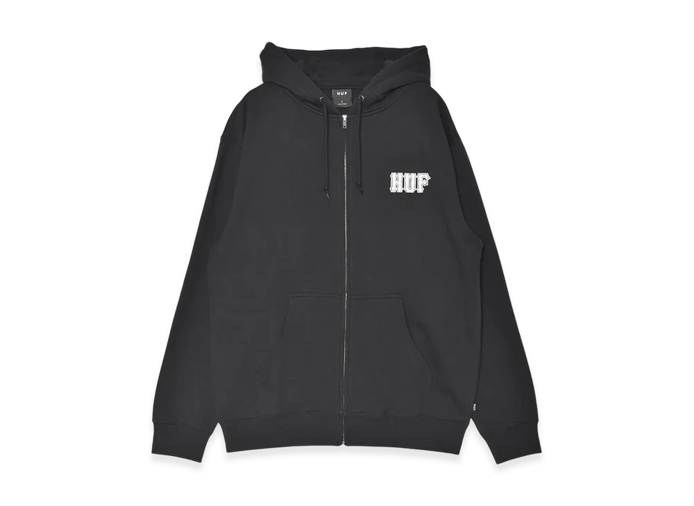 HUF Set Classic Logo F/Z Hoodie "Black"