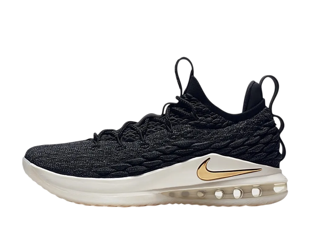 Nike LeBron 15 Low "Black/Metallic Gold/Phantom" (AO1756-001/AO1755-001)
