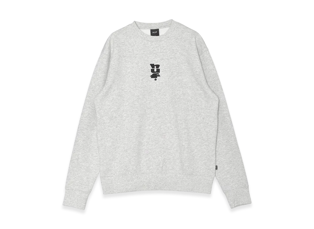 HUF Set Megablast Crewneck "Ash"