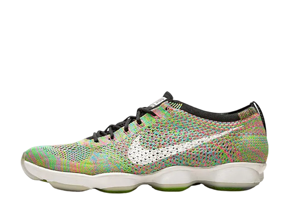 ナイキ ウィメンズ ズーム フライニット アジリティ "マルチカラー/ホワイト"