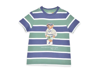 Polo Ralph Lauren Bear Grass Street Cotton Jersey Kids "Green"