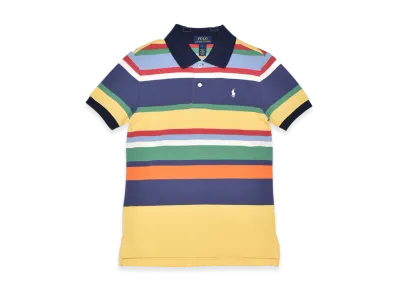 Polo Ralph Lauren Cotton Mesh Multi-Stripe Polo Shirt Kids "Multi"