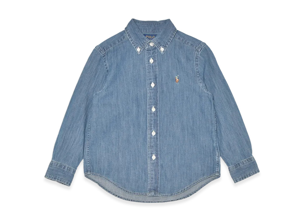 Polo Ralph Lauren Cotton Denim Shirt Kids "Blue"