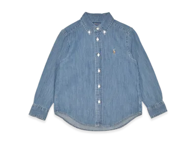 Polo Ralph Lauren Cotton Denim Shirt Kids "Blue"