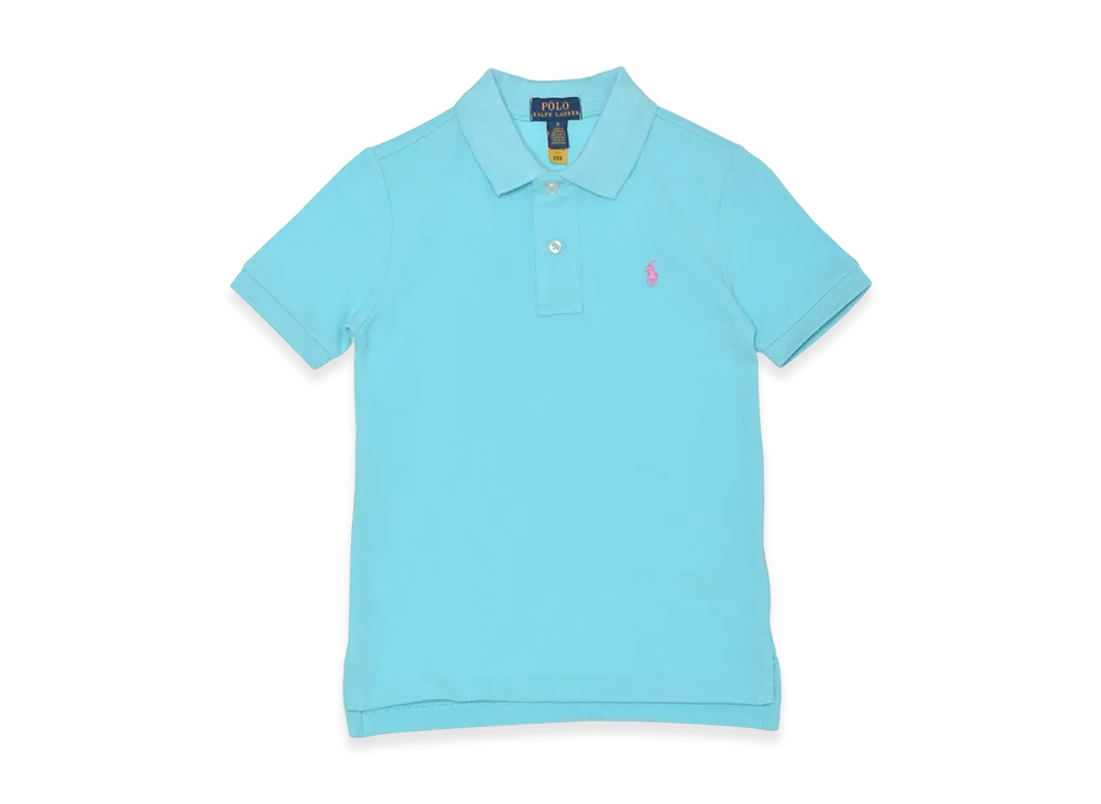 Polo Ralph Lauren Cotton Mesh Polo Shirt Kids "Turquoise Nova"