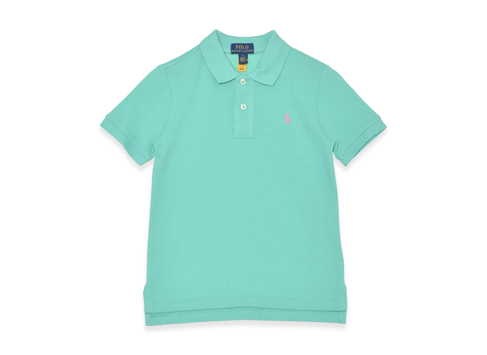 Polo Ralph Lauren Cotton Mesh Polo Shirt Kids "Green"