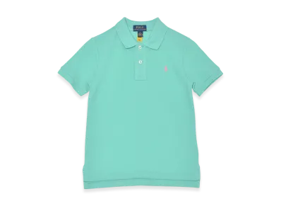 Polo Ralph Lauren Cotton Mesh Polo Shirt Kids "Green"