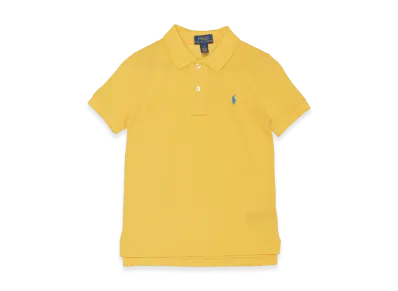 Polo Ralph Lauren Cotton Mesh Polo Shirt Kids "Yellow"