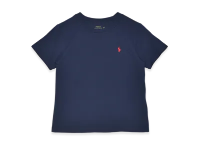 Polo Ralph Lauren Kids Short Sleeve Cotton Jersey Crewneck T-Shirt "Navy"