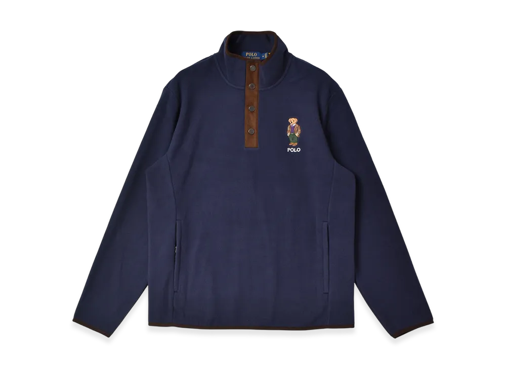 Polo Ralph Lauren Cruise Heritage Bear Fleece Shirt "Navy/Brown"