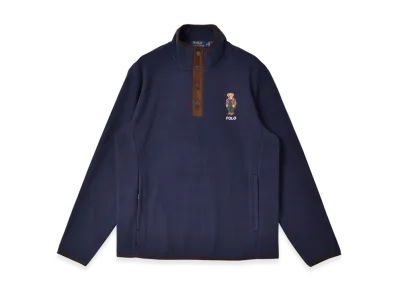 Polo Ralph Lauren Cruise Heritage Bear Fleece Shirt "Navy/Brown"