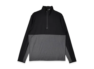 Polo Ralph Lauren Long Sleeve Airflo Half-Zip Pullover "Black/Grey Heather"