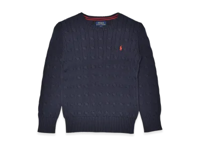Polo Ralph Lauren LS Cable-Knit Crew Sweater Kids "Navy"