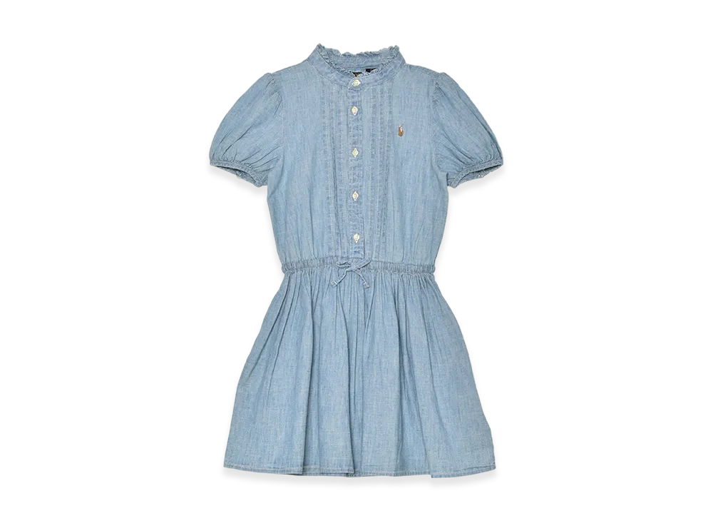 Polo Ralph Lauren Chambray Shirt Dress Kids "Blue"