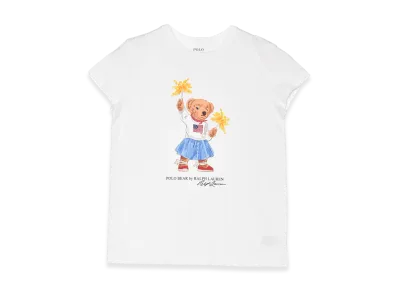 Polo Ralph Lauren SS CTN Jersey Nov Bear Gra Tee "White"